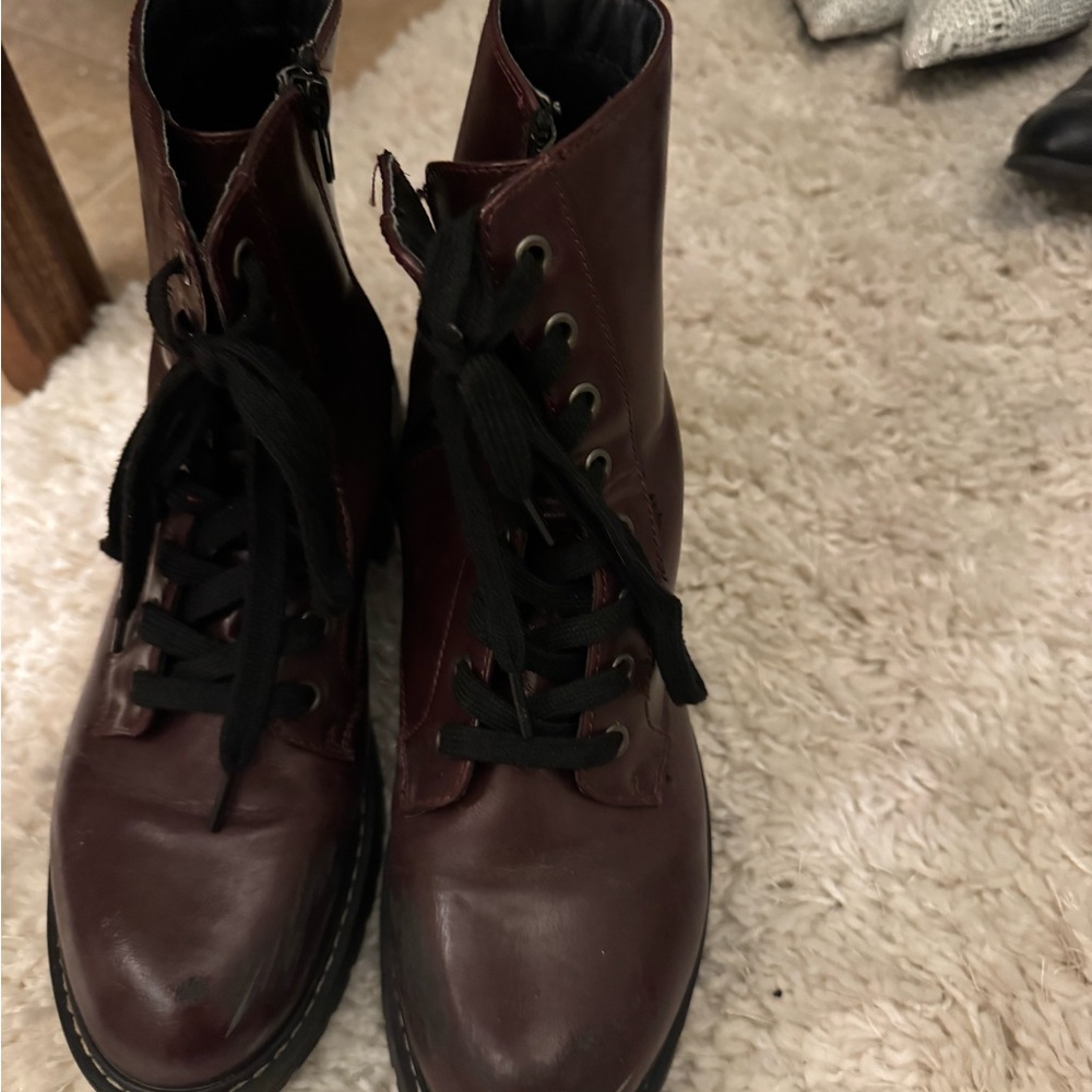 SGR-KAGEN Burgundy and Black Boots